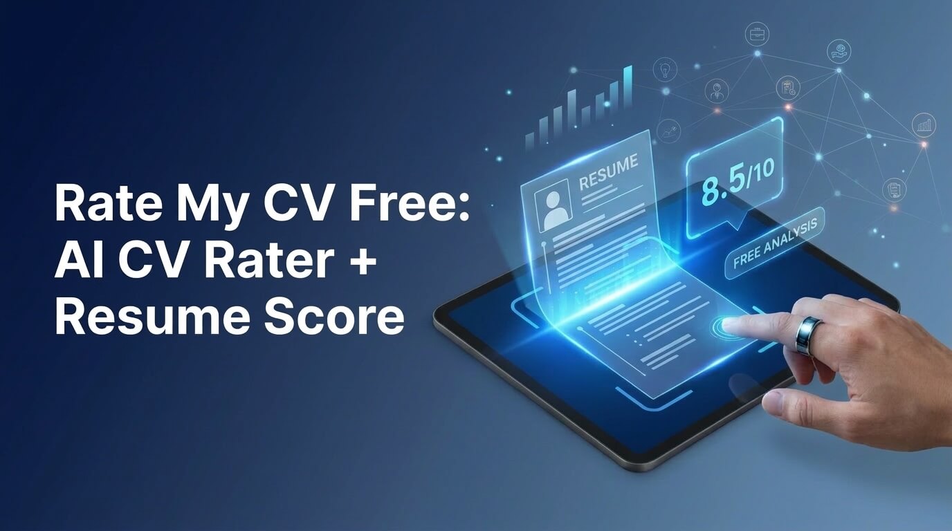 Rate My CV Free: Get an AI CV Score and Fixes Before You Apply